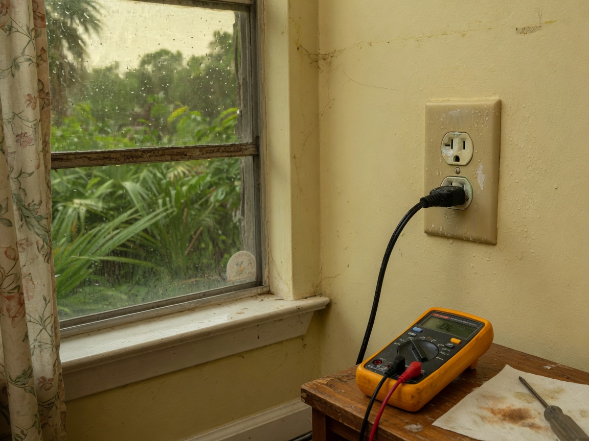 How Summer Humidity Affects Electrical Outlets in Brooksville Homes